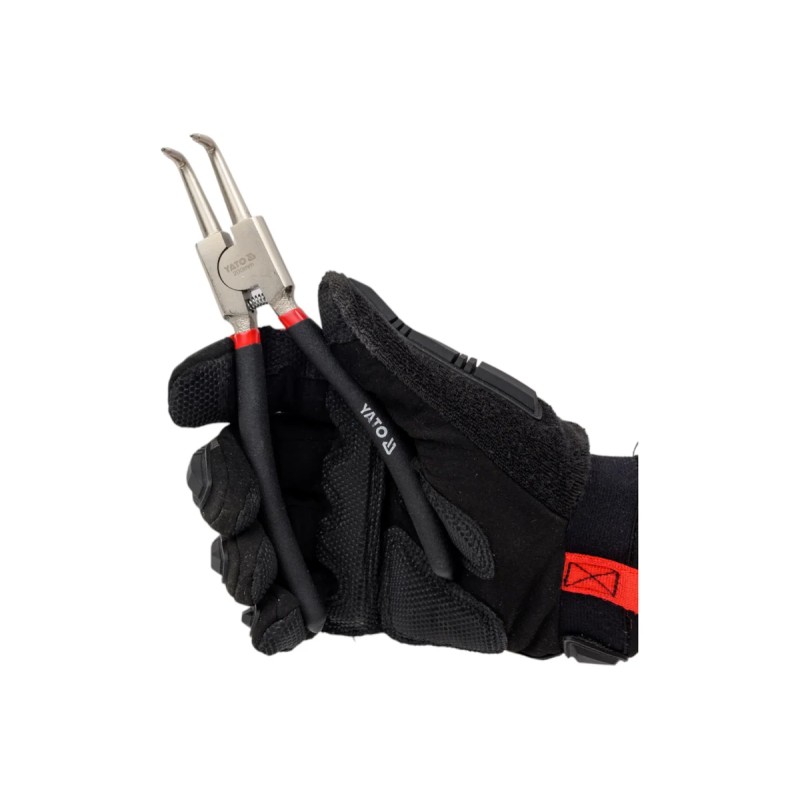 Съёмник стопорных колец загнутый (разжим) 200мм YATO YT-2145