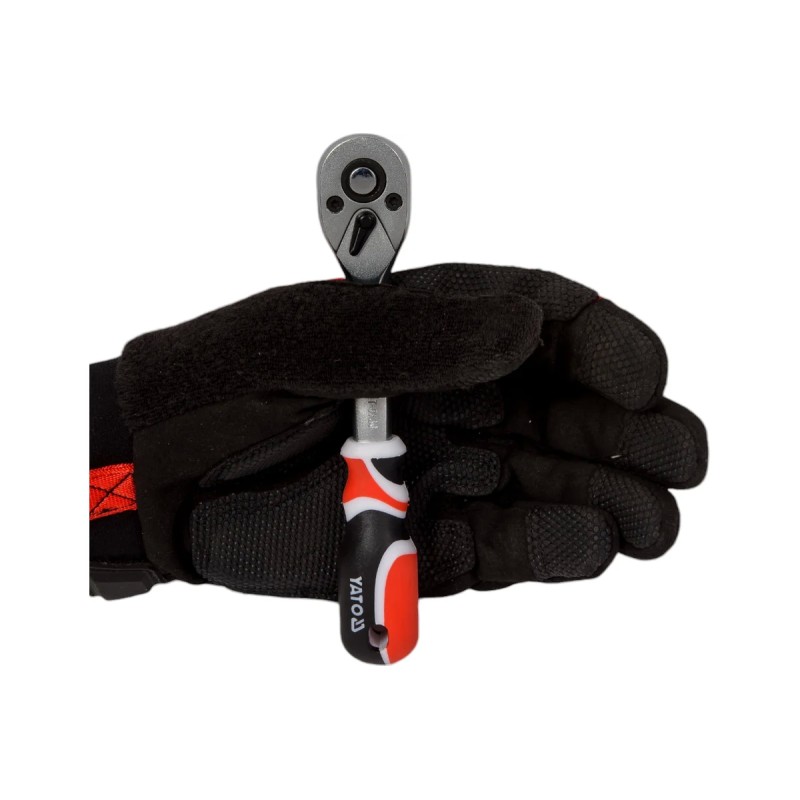 Трещотка с изогнутой ручкой 1/4" YATO YT-0730