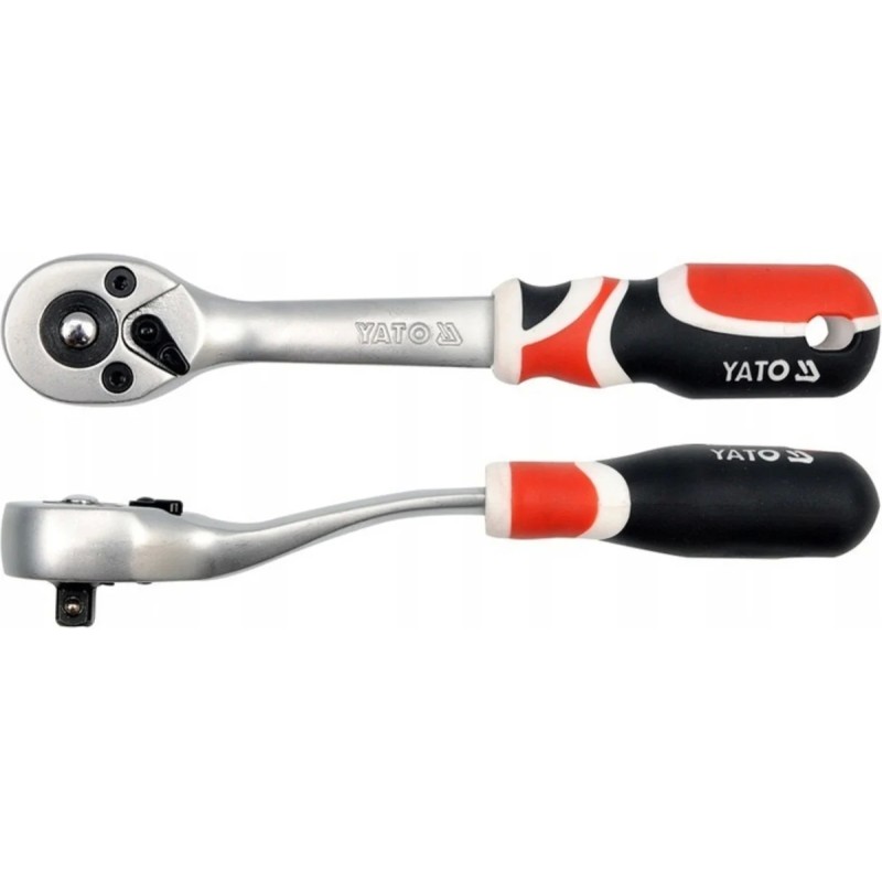 Трещотка с изогнутой ручкой 1/4" YATO YT-0730