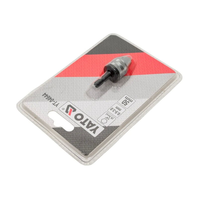 Патрон для шуруповерта и дрели 0,5-3,0 HEX YATO YT-04644