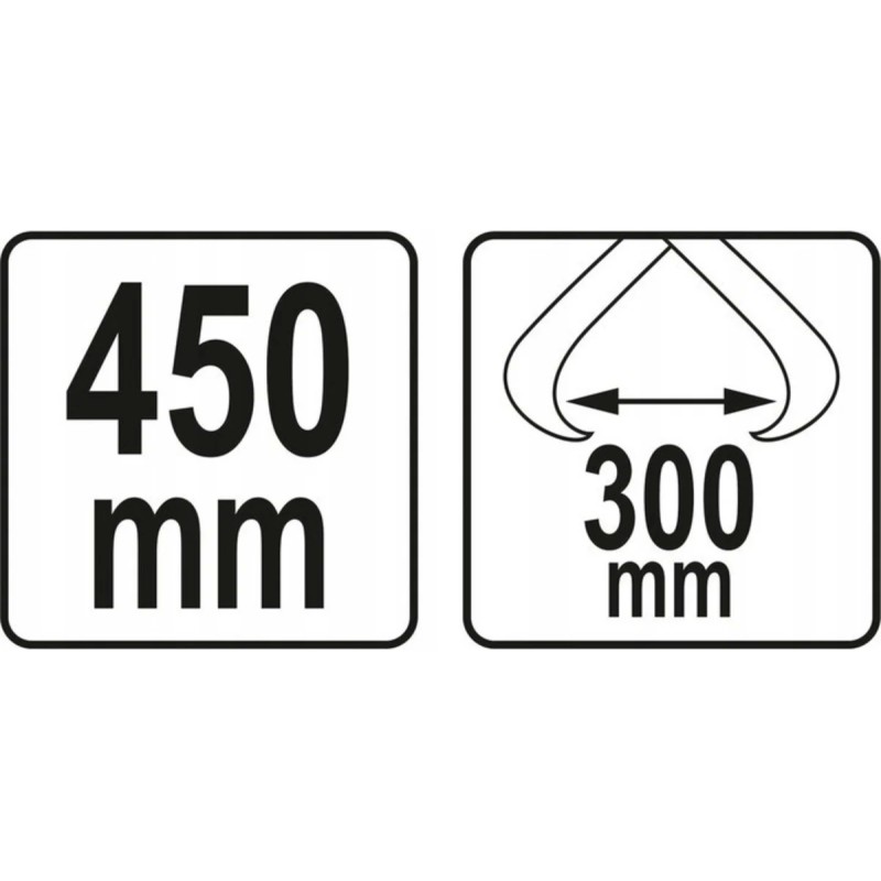 Ручной клещевой захват для бревен L-450мм YATO YT-79904