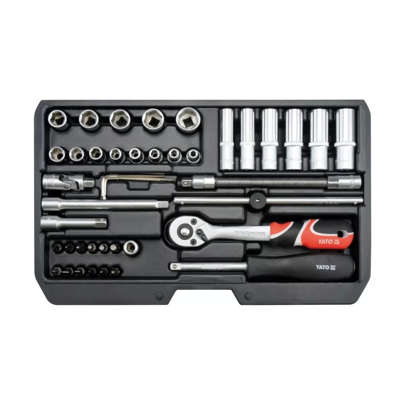 Набор инструментов 1/4'' 42пр. XS YATO YT-14481