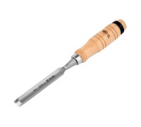 Стамеска-долото полукруглая с деревянной ручкой 14мм YATO YT-62823