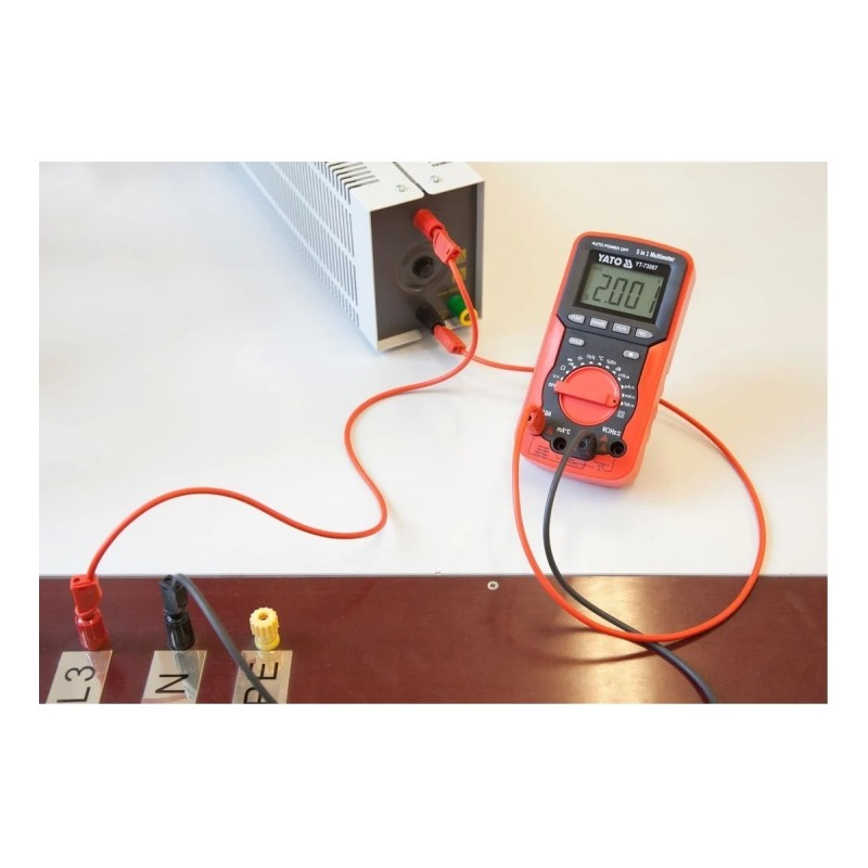 Универсальный цифровой измеритель 5в1 YATO YT-73087