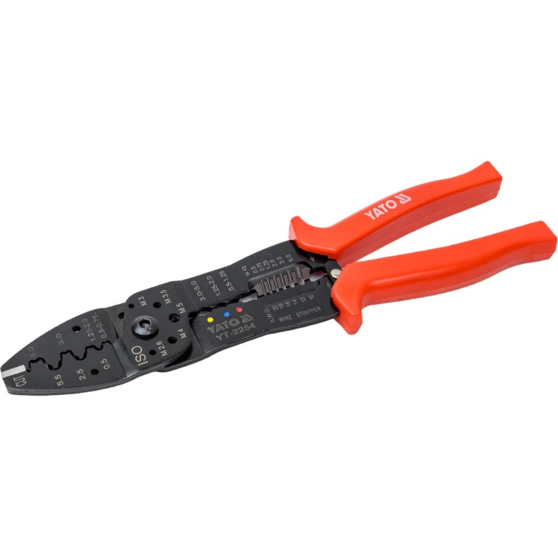 Инструмент для обжима и зачистки проводов  YATO YT-2254