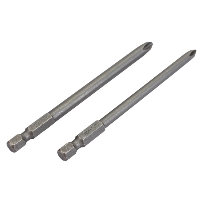 Бита крестовая РН1х100м, РН2х100мм 2шт YATO YT-0488