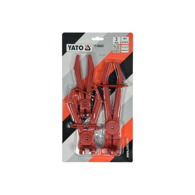Зажимы для шлангов пластиковые YATO YT-08403