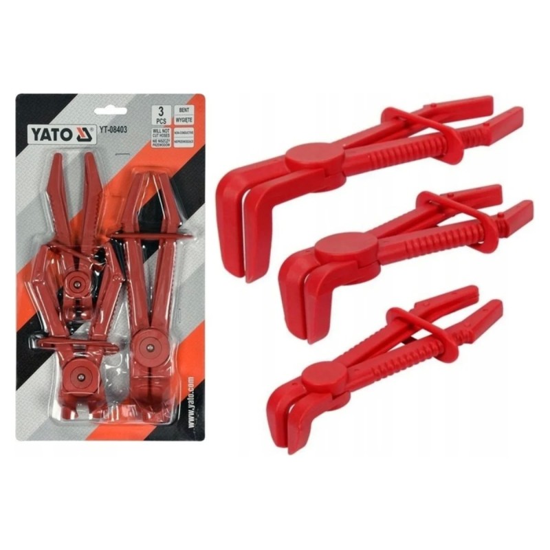 Зажимы для шлангов пластиковые YATO YT-08403