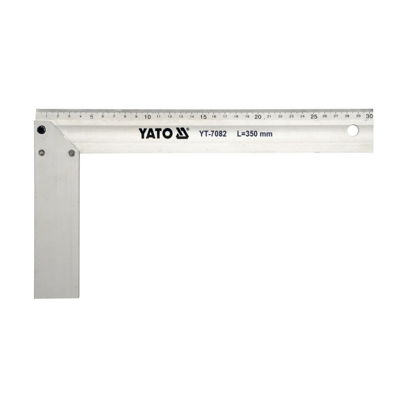Угольник столярный алюминиевый 350мм YATO YT-7082
