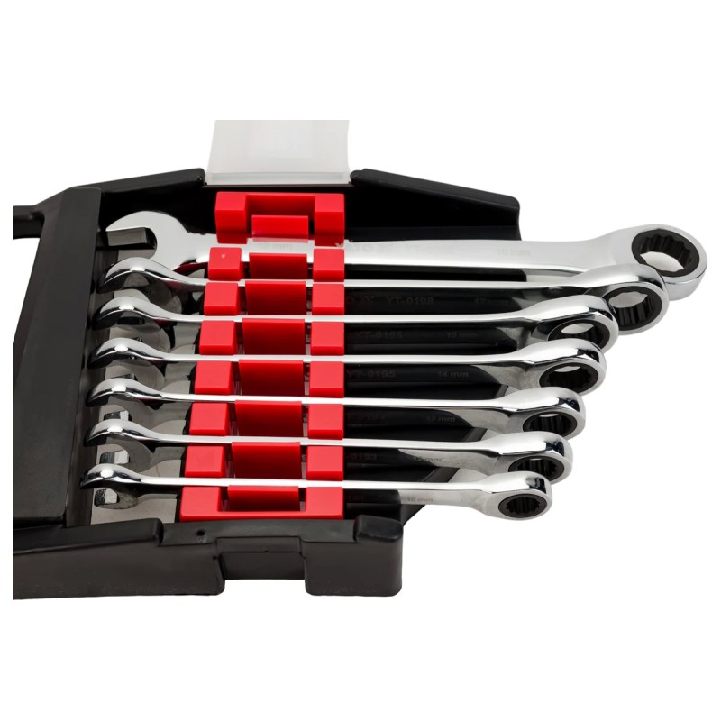 Набор ключей комбинировоных с трещоткой 7пр YATO YT-0208