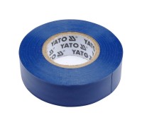 Изолента ПВХ 19ммх20м голубая YATO YT-81651