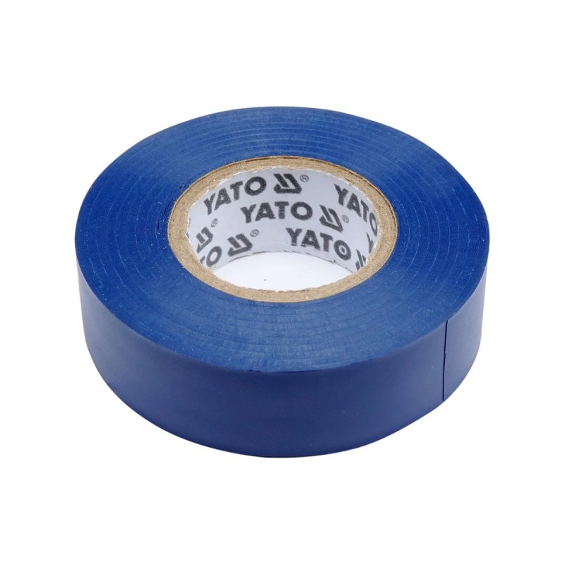 Изолента ПВХ 19ммх20м голубая YATO YT-81651