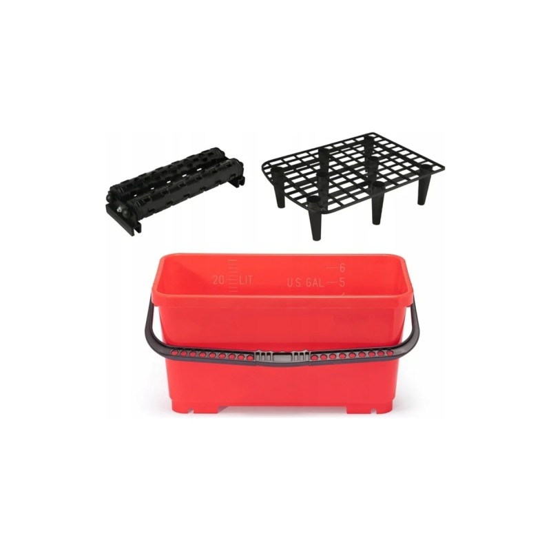 Ведро для плиточника с роликами 22л YATO YT-54750