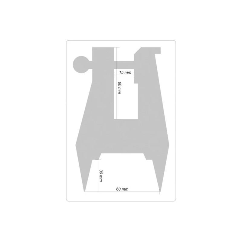 Приспособление для заточки цепей (зажимная струбцина ) YATO YT-85075