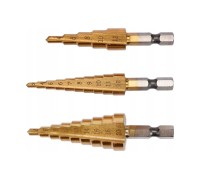 Сверло ступенчатое (конусное), 3шт. YATO YT-44731