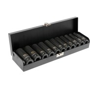 Набор торцевых ударных головок 1/2" 10-24мм 11шт YATO YT-1054