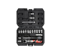 Набор торцевых головок проходных SPLINE 1/4" YATO YT-38650