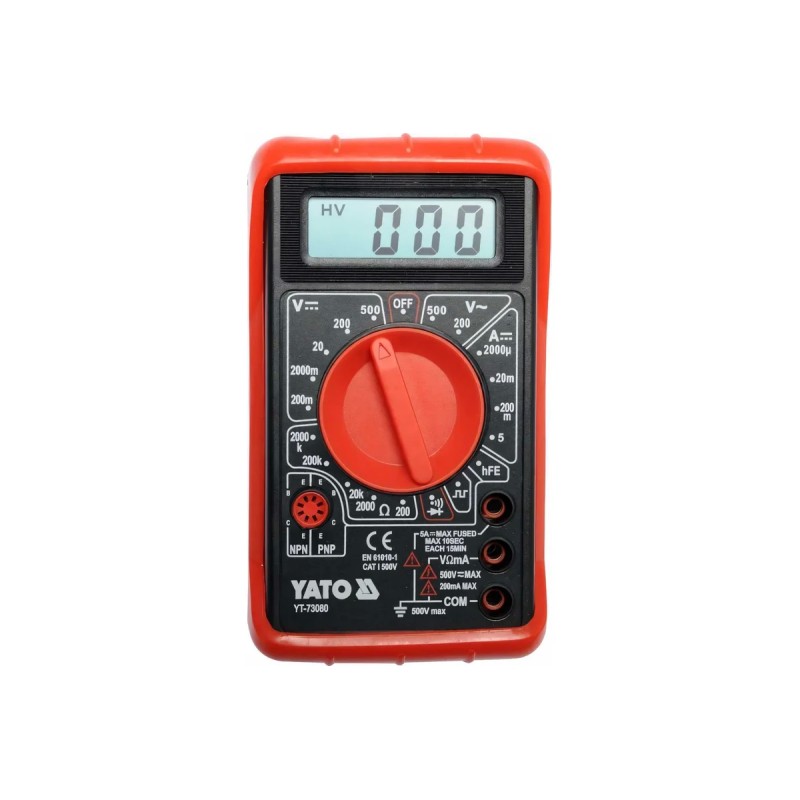Универсальный цифровой измеритель YATO YT-73080