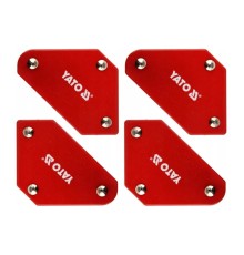 Набор магнитных угольников для сварки 4пр. YATO YT-08677