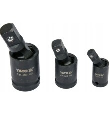 Ударные карданы в наборе 1/4" 3/8" 1/2" YATO YT-10643