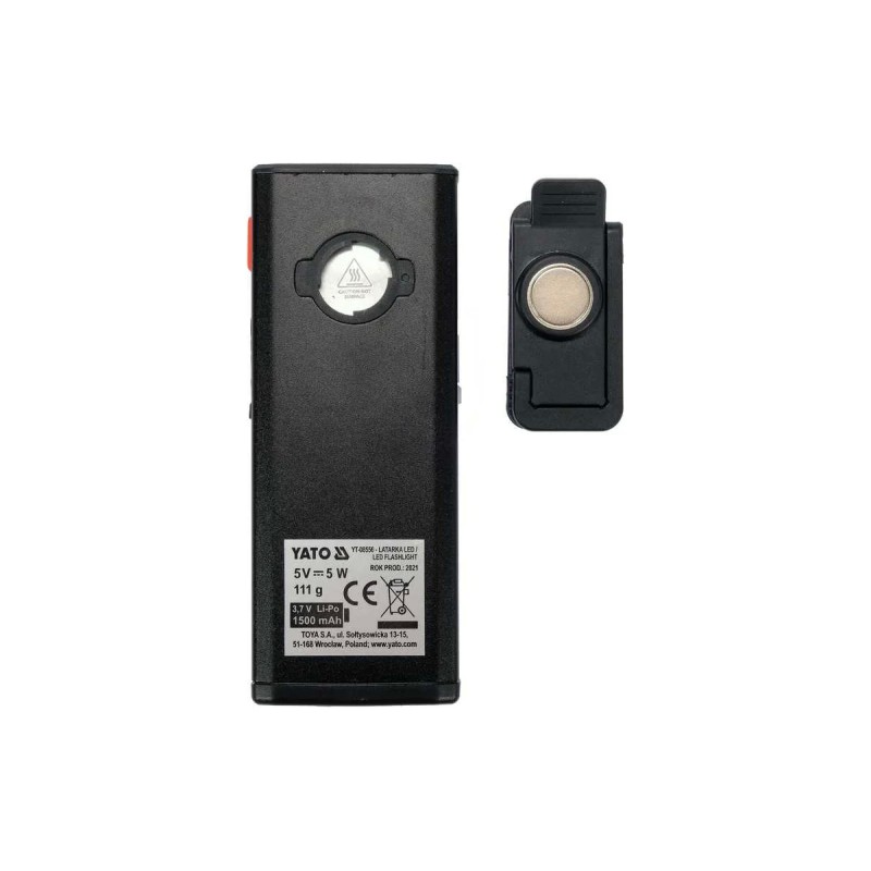 Фонарик рабочий 500LM, 3,7В YATO YT-08556