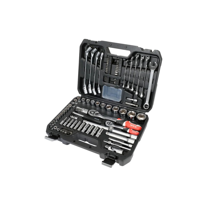 Набор инструментов 1/4", 1/2" 93шт. YATO YT-38784