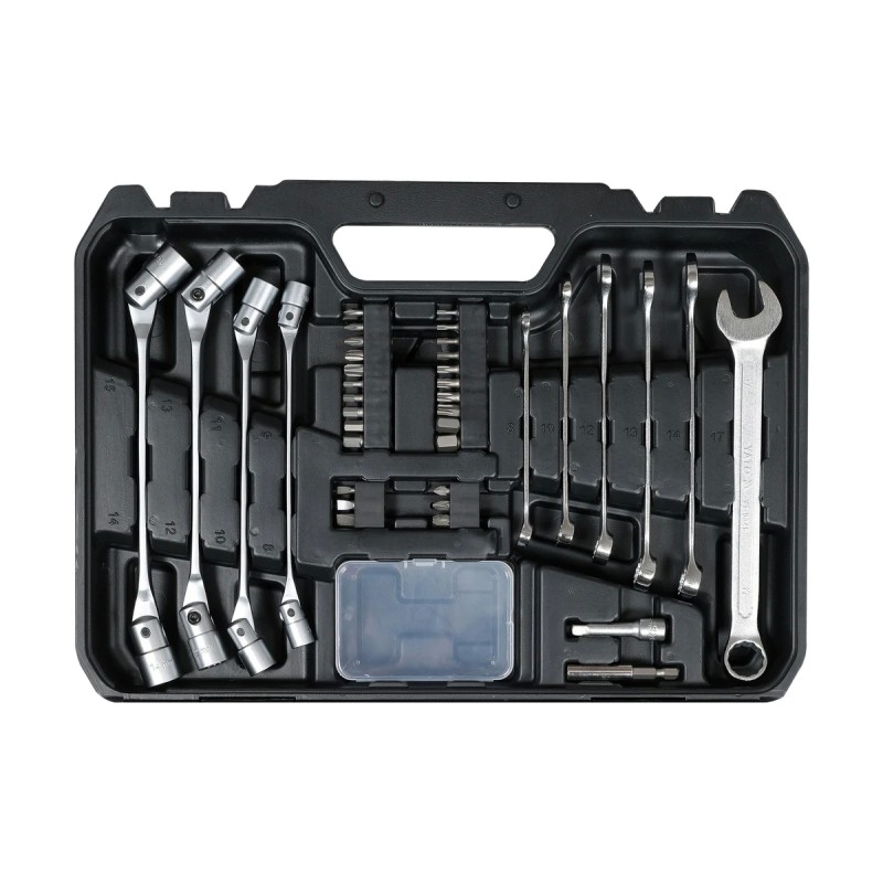 Набор инструментов 1/4", 1/2" 93шт. YATO YT-38784