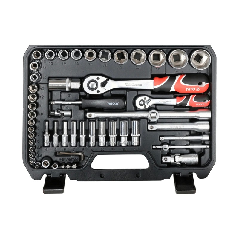 Набор инструментов 1/4", 1/2" 93шт. YATO YT-38784