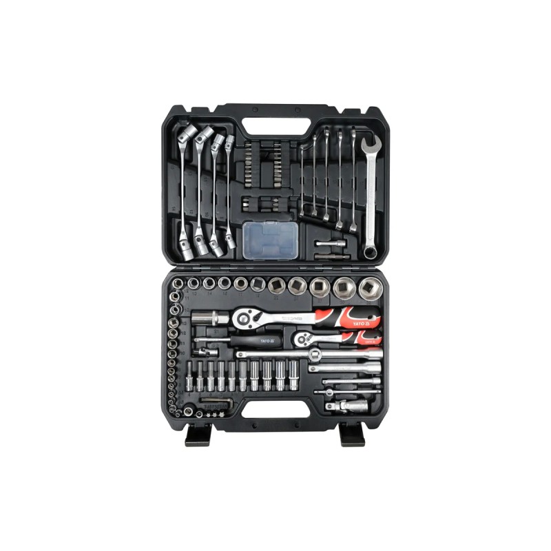 Набор инструментов 1/4", 1/2" 93шт. YATO YT-38784