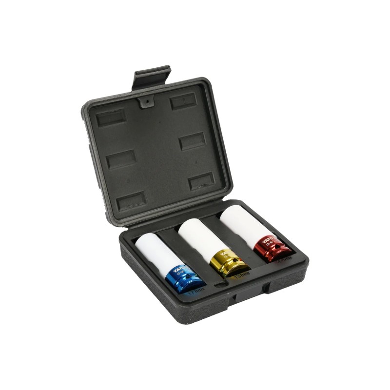 Набор торцевых головок 1/2" для дисков (17, 19, 21мм) ударные YATO YT-1056