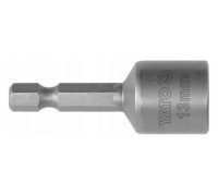 Насадка-головка торцевая магнитная 1/4" 13х48мм YATO YT-1508