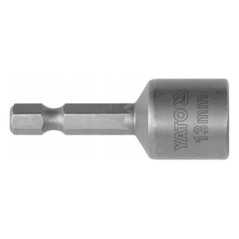 Насадка-головка торцевая магнитная 1/4" 13х48мм YATO YT-1508