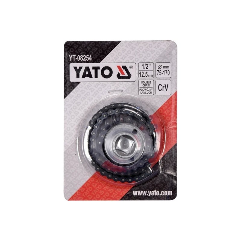 Цепной ключ для масляного фильтра 75–170 mm YATO YT-08254