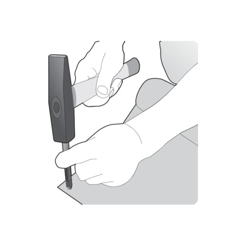 Пробойник для кожи 6мм YATO YT-35854