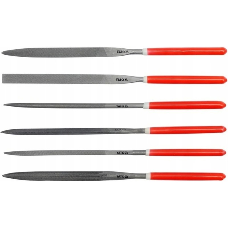 Набор надфилей 160х75мм 6пр YATO YT-6161