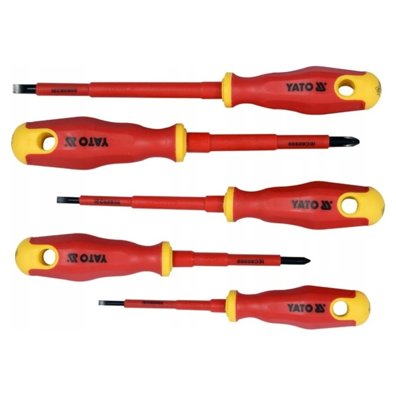 Набор диэлектрических отверток 5шт. YATO YT-2827