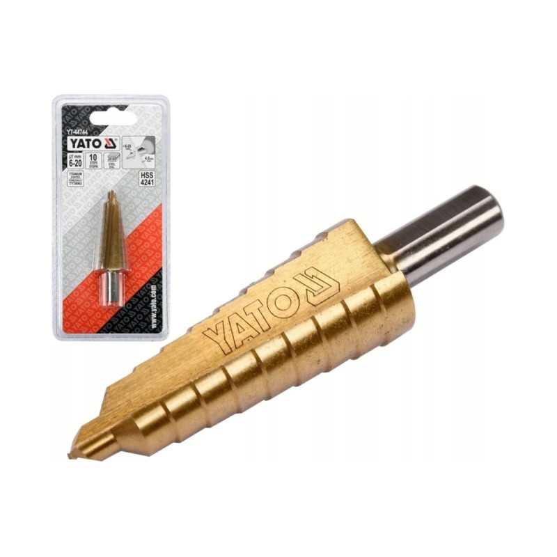 Сверло ступенчатое 6-20мм YATO YT-44744