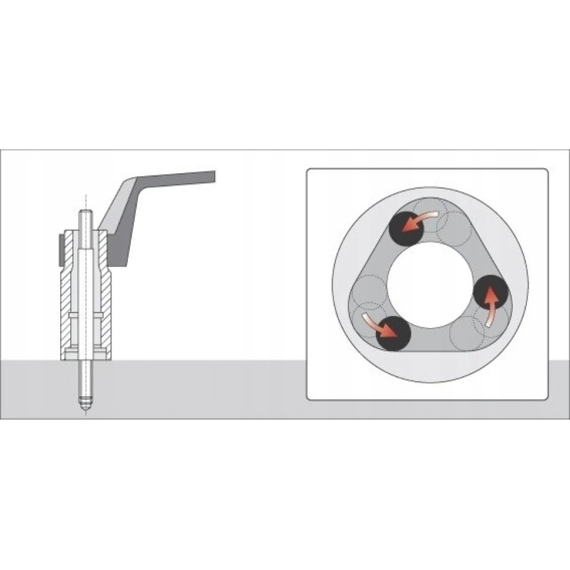 Набор ключей для снятия штифтов 4 предмета  YATO YT-0620