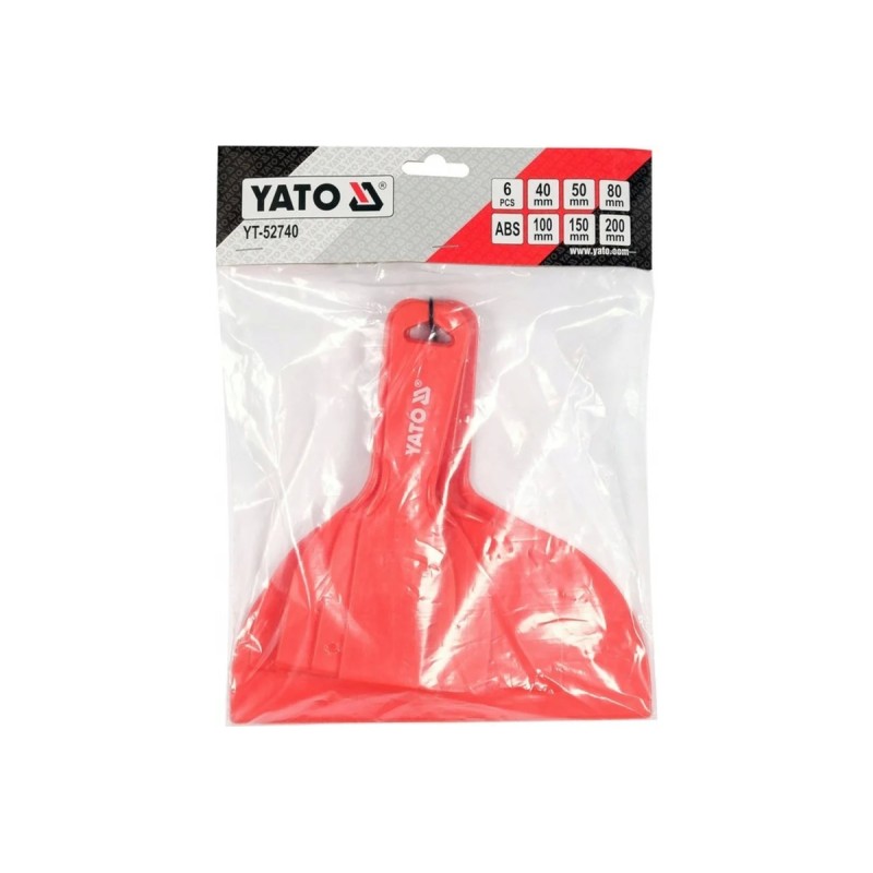 Шпатели пластиковые 6шт YATO YT-52740