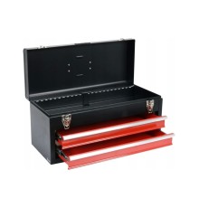 Ящик для инструмента металлический с 2-мя выдвижными полками YATO YT-08872