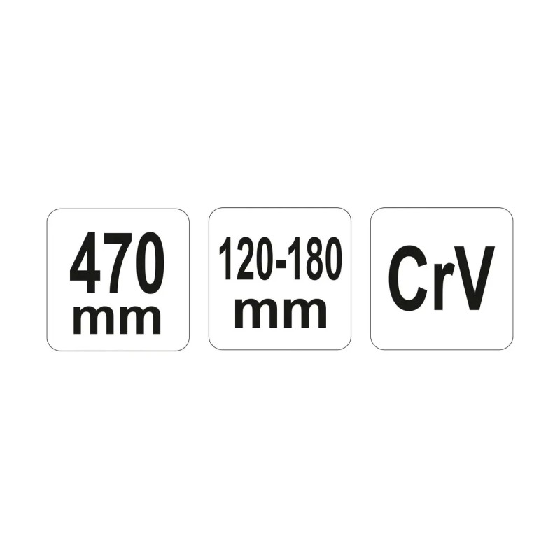 Ключ сегментный шарнирный 120-180мм YATO YT-01674