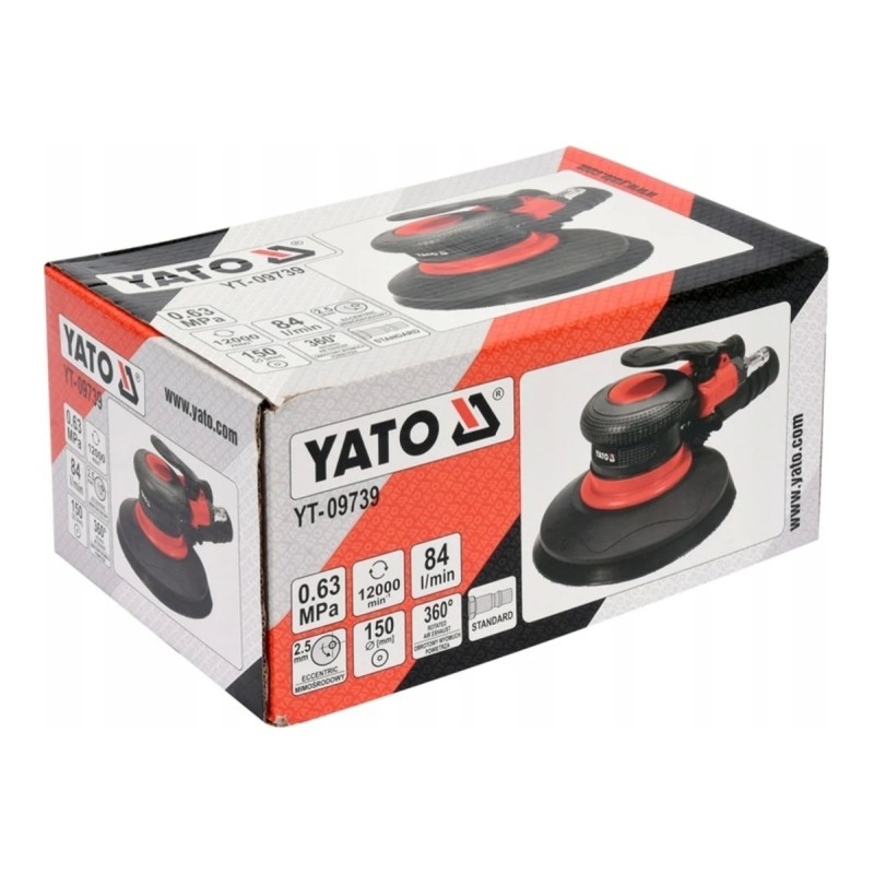 Пневматическая эксцентриковая шлифмашина YATO YT-09739