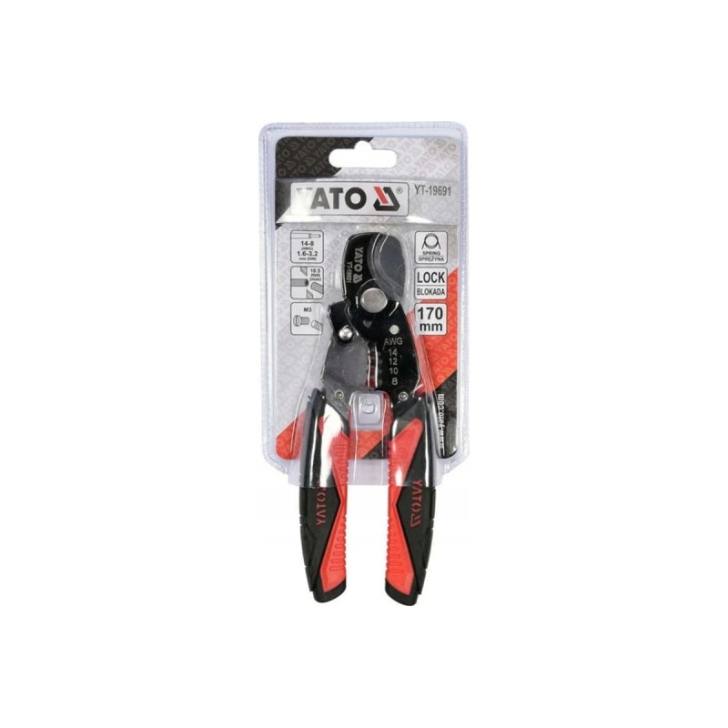 Ножницы для резки проводов и зачистки изоляции  YATO YT-19691