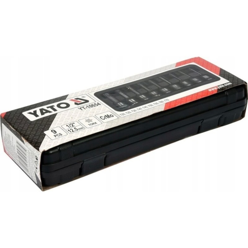 Набор ударных головок Torx 1/2" YATO YT-10654