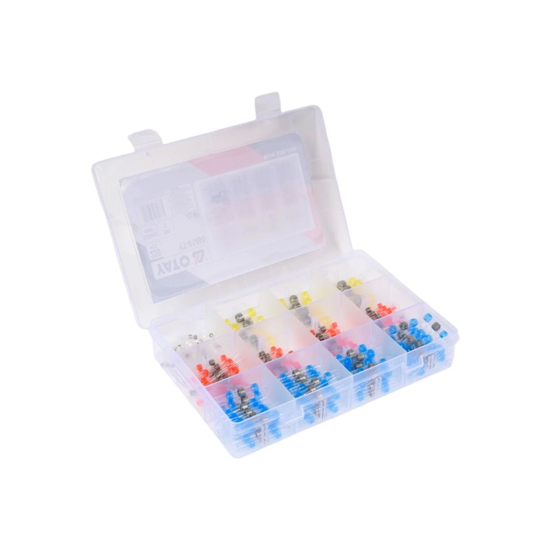 Термоусадочные трубки с припоем 0,25-6 мм2 220шт YATO YT-81460