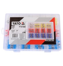 Термоусадочные трубки с припоем 0,25-6 мм2 220шт YATO YT-81460