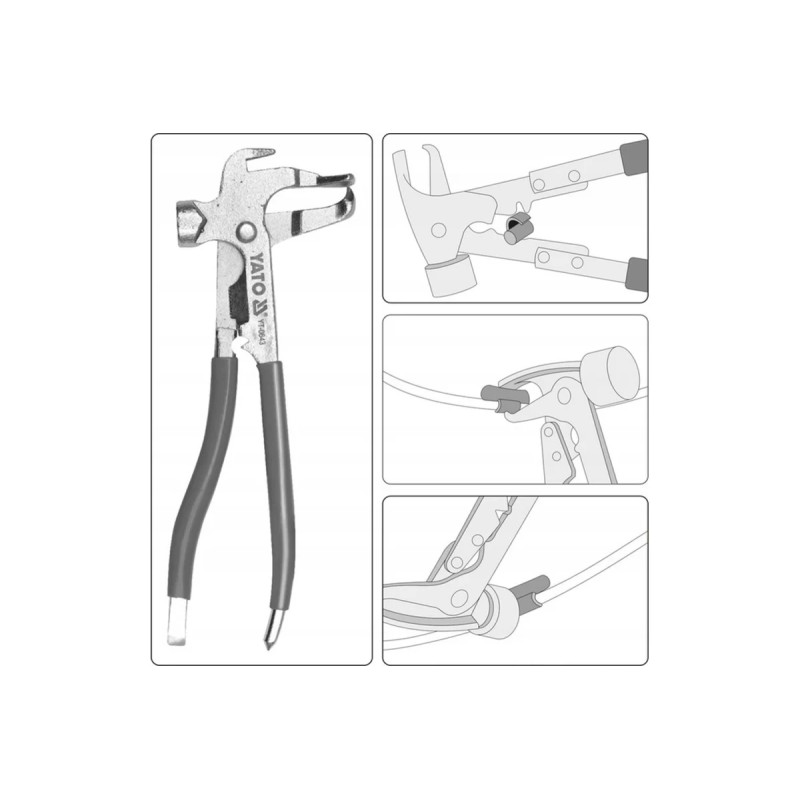 Щипцы для балансировки колеc YATO YT-0643