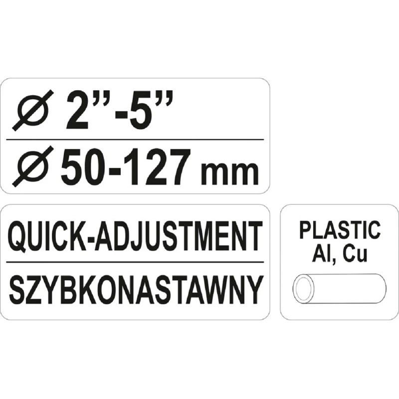 Труборез для медных труб 50-127 мм. YATO YT-2235
