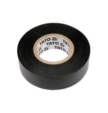 Изолента ПВХ 19ммх20м черная  YATO YT-8165