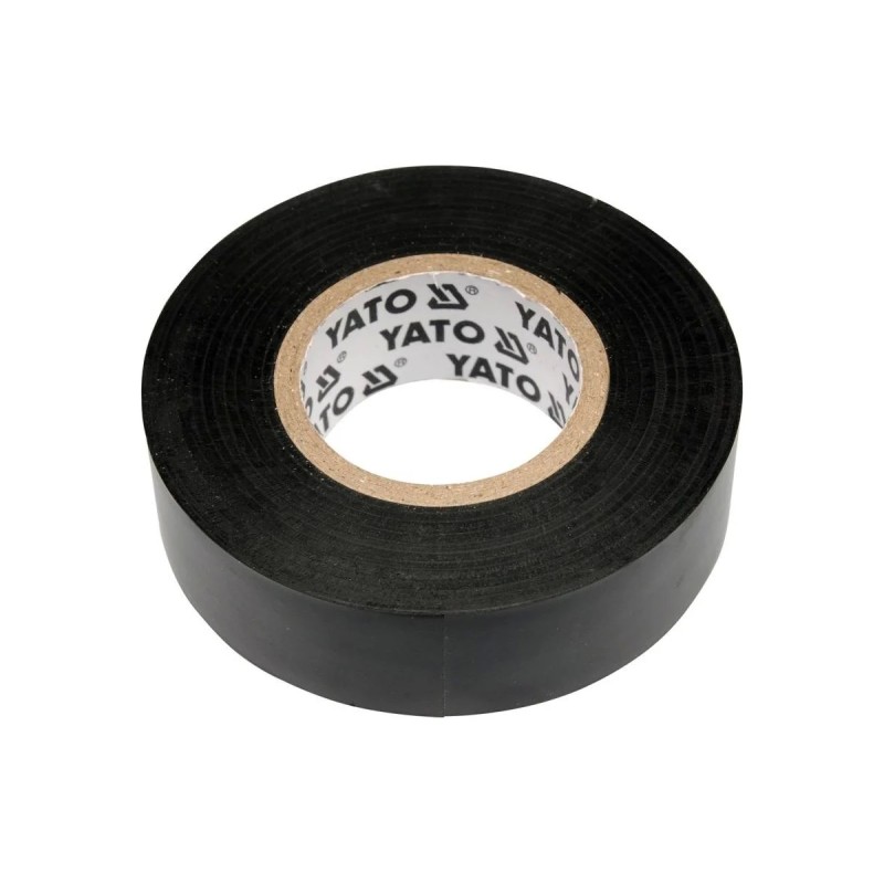 Изолента ПВХ 19ммх20м черная  YATO YT-8165